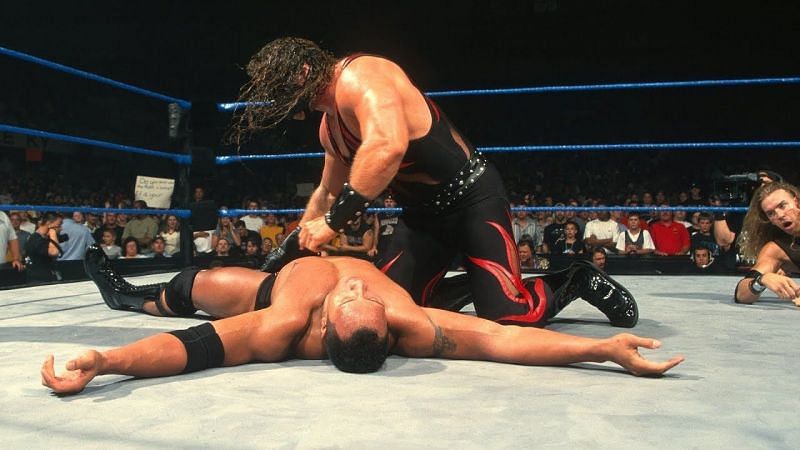 Kane attempts a pin